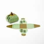 Gift Box Sets Elevated: Green Small Bahja Chocolate Box Set of 3