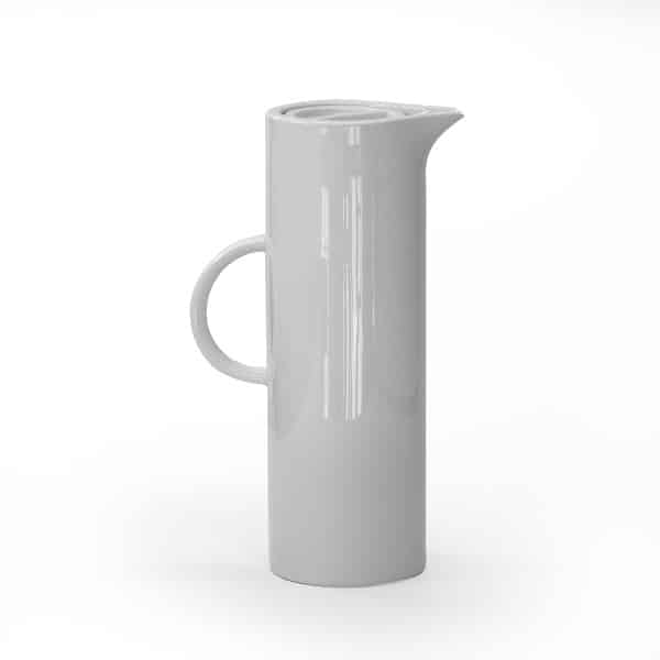 alt="white porcelain arabic coffee thermos"