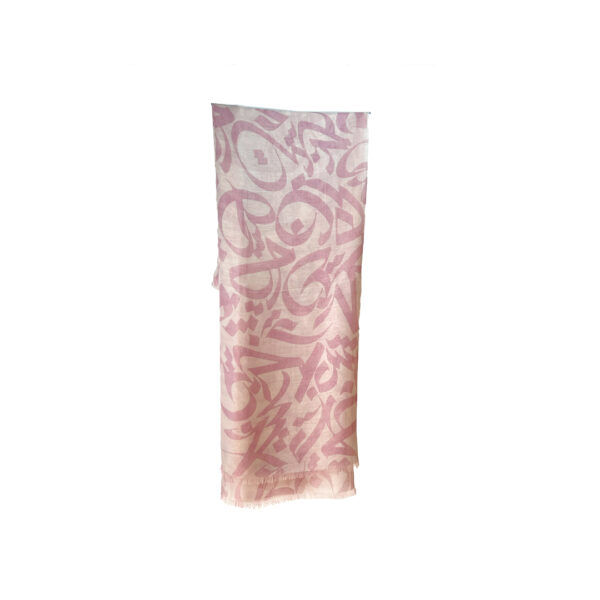 Luxury Scarf – Silk and Modal Scarf Khair Pink