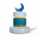 Marine Minaret – Glass Safa Minaret Marine Set of 3 Decorative Pieces