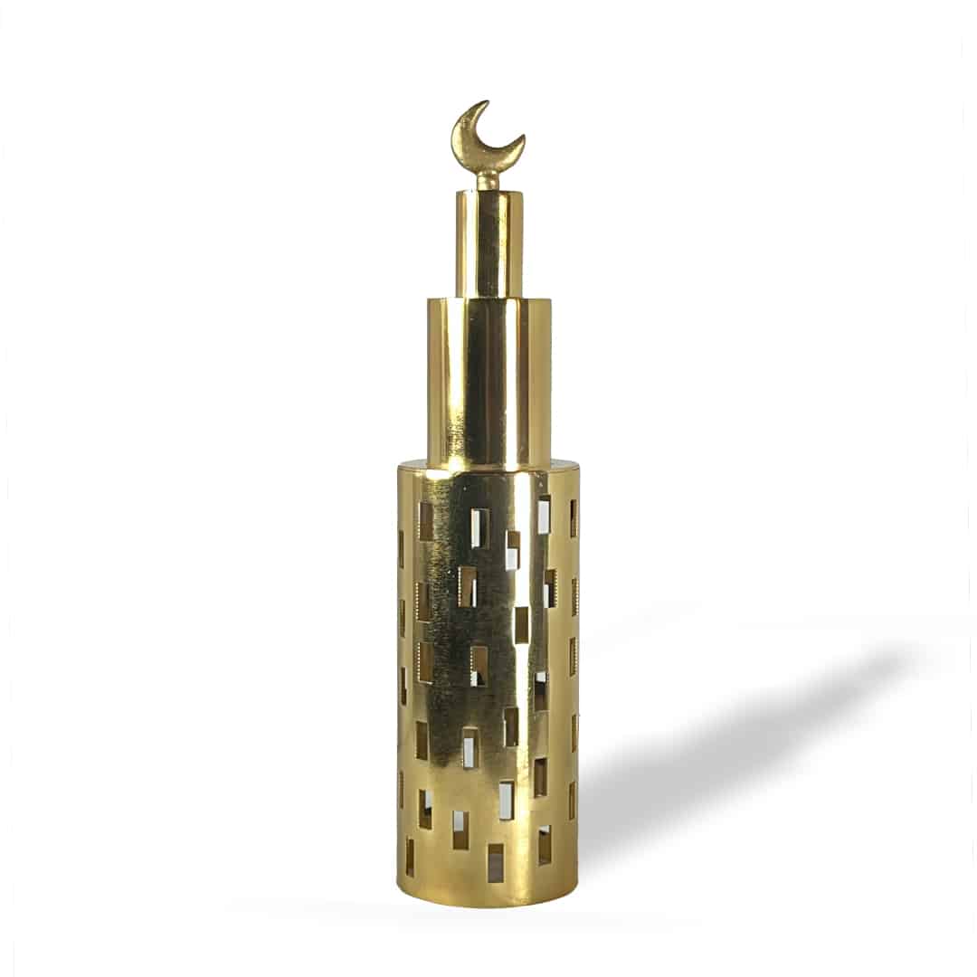498 Wahj Metal Minaret in Shiny Gold