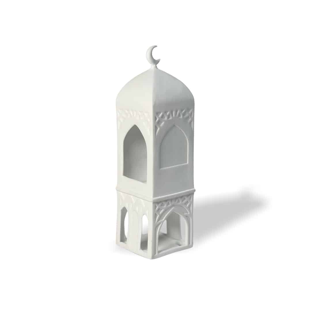 589 Porcelain Minaret – Elegant Islamic Home Décor