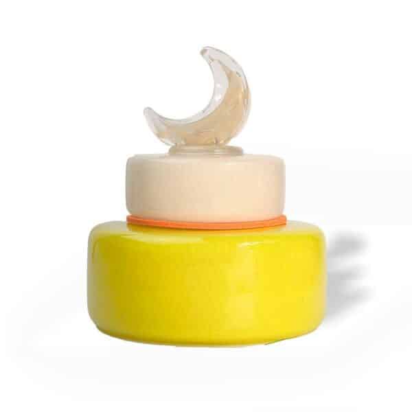 Glass Safa Minaret – Yellow Set of 2
