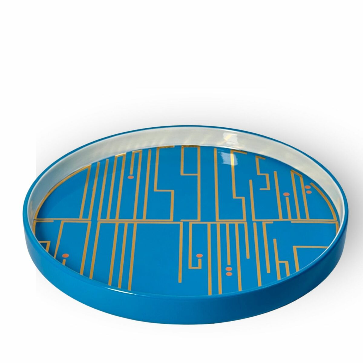 halwa 5 Elegant Decorative Serving Plate – Halwa Ceramic Calligraphy Plate