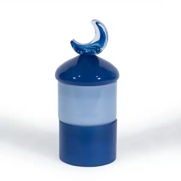 Minaret Bonbonierre Safa Collection in Sapphire Glass (2 Layer)