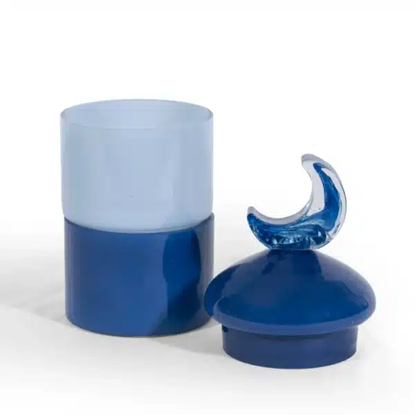 Minaret Bonbonierre Safa Collection in Sapphire Glass (2 Layer) - Image 2