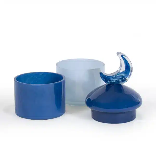 Minaret Bonbonierre Safa Collection in Sapphire Glass (2 Layer) - Image 3
