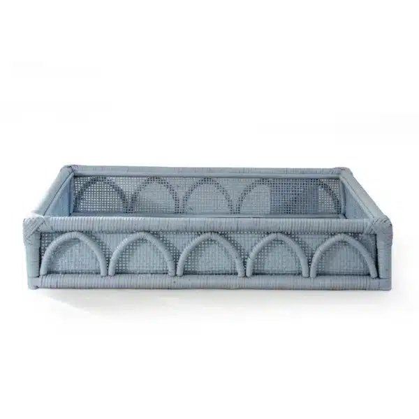 Tray Majles Collection in Mist Rattan (56x33x8cm) - Image 2