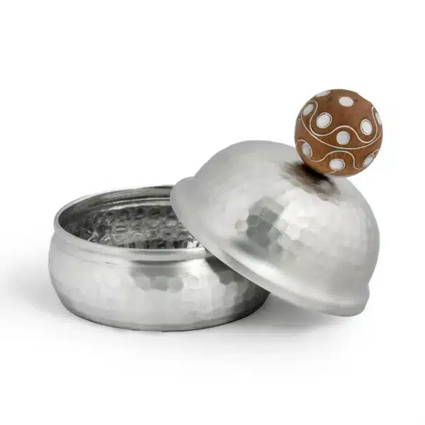 Dome with MOP Handle Jawhar White-Small - Image 2