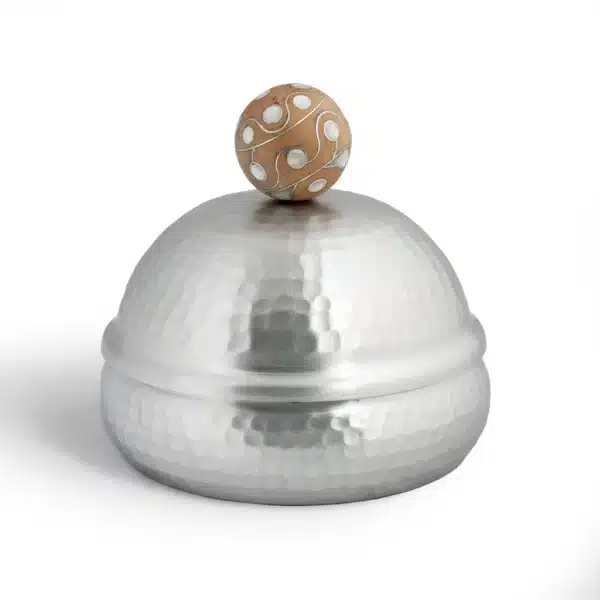 Dome with MOP Handle Jawhar White-Medium